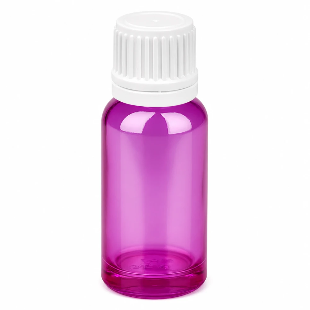 20ml Flasche 11mm Schraubverschluss weiss Originalität Schraubverschlusserschluss PurpleLine UT18/20 Kompakte 20ml PurpleLine Flasche aus hochwertigem Glas mit auslaufsicherem Schraubdeckel