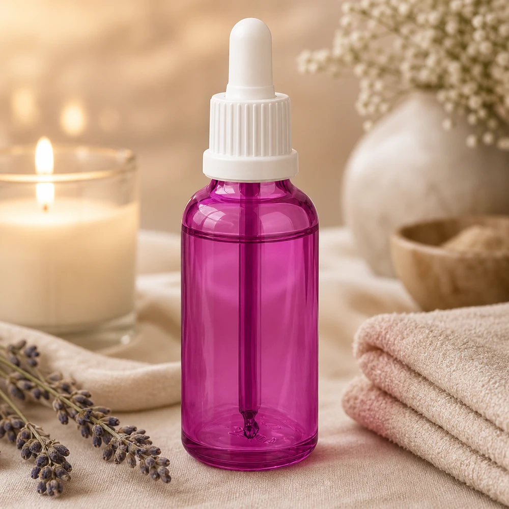 30ml Pipettenflasche weiss Originalität Schraubverschlusserschluss PurpleLine UT18/30 30ml Pipettenflasche violett mit präzisem Tropfsystem für Laboranwendungen und Medizin