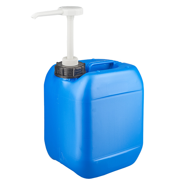Kanister 5 Liter blau mit Dosierpumpe
