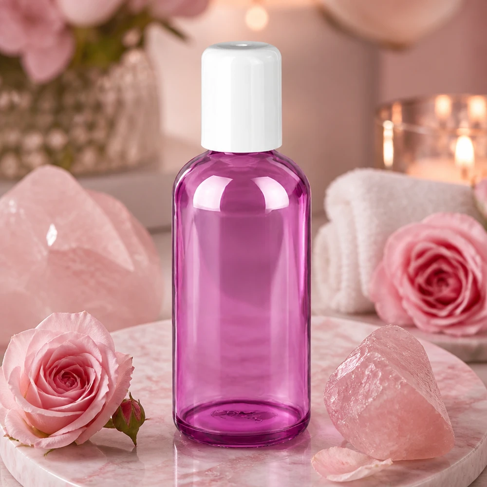 100ml Roll-On Flasche weiss Standard PurpleLine UT18/100 Roll-On Flasche 100ml STD UT18/100 für DIY Kosmetik und selbstgemachte Pflegeprodukte