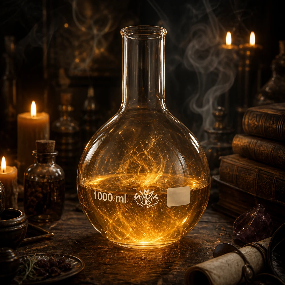 Stehkolben 1000ml Enghals Laborkolben 1000ml Enghals aus hitzebeständigem Glas für komplexe chemische Reaktionen