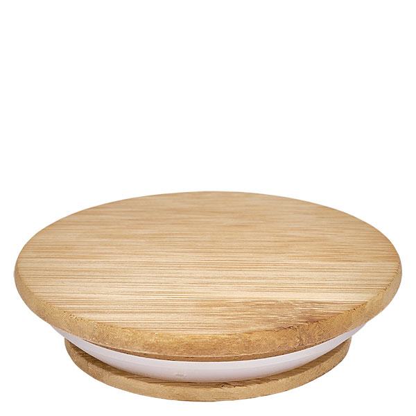 Holzdeckel (Buche) unbedruckt für WECK RR60 Holzdeckel Version A für WECK RR60 Gläser aus natürlichem Holz mit weißem Dichtungsring rund