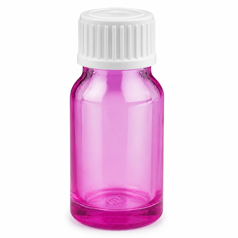 10ml Tropfflasche 0.9mm weiss Standard PurpleLine. UT18/10 Präzise Tropfflasche 10ml lila für ätherische Öle und Essenzen mit feinem Ausguss