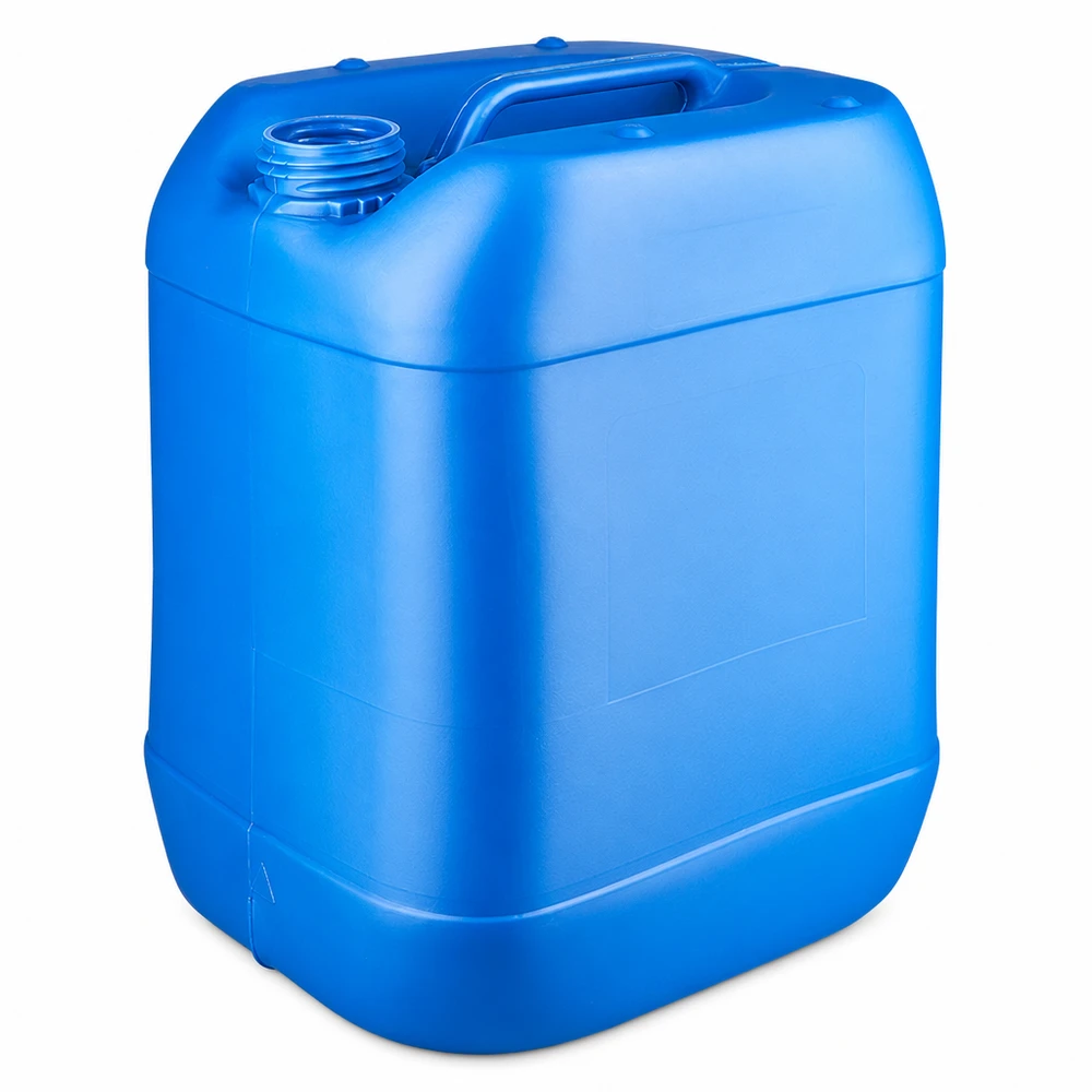 Kanister 20 Liter blau ohne Verschluss 20L Kanister blau rechteckig aus robustem Kunststoff ohne Deckel