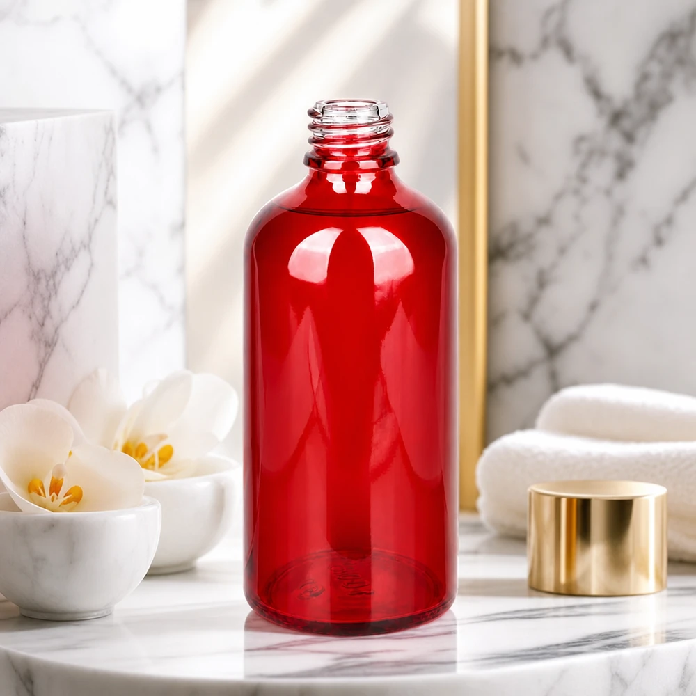 RedLine 100ml Flasche mit klassischem Apothekerdesign und modernem UNiTWIST Verschlusssystem