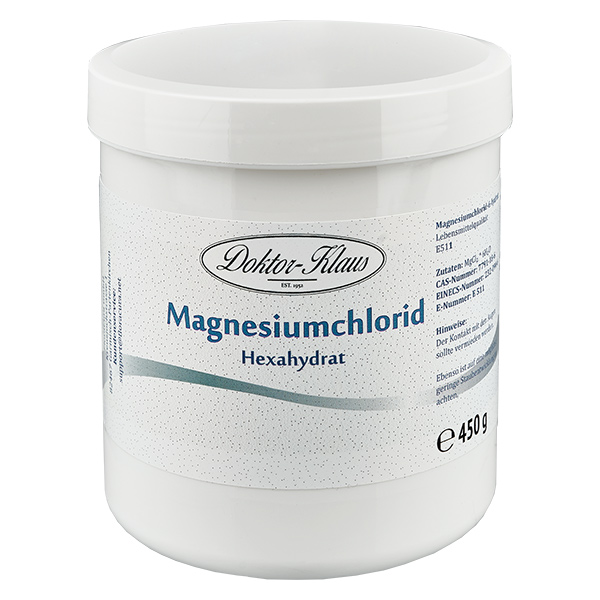Magnesiumchlorid 450g (E511) Doktor-Klaus Magnesiumchlorid 450g (E511) Doktor-Klaus