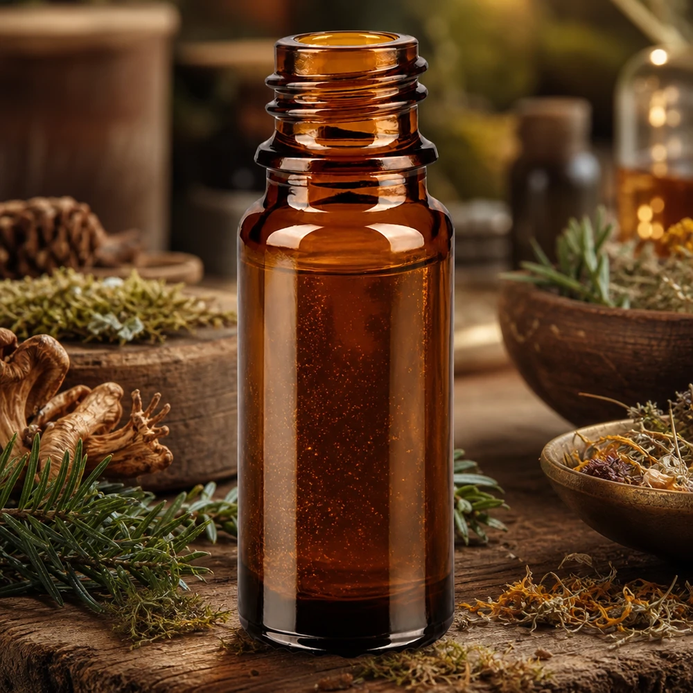ApoGlas 10ml Apothekerflasche in bernsteinfarbenem Glas für optimalen Schutz vor Lichteinwirkung