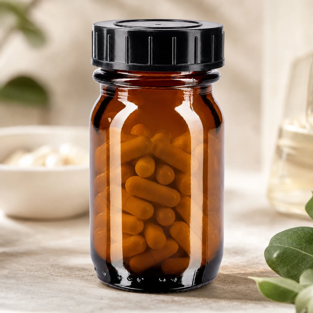 30ml Weithalsflasche Braunglas mit Schraubdeckel 30ml Schraubglas aus lichtschuetzendem Braunglas fuer lange Haltbarkeit der Inhalte