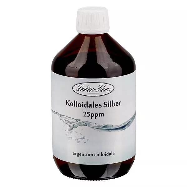 Kolloidales Silber 25ppm 500ml Doktor-Klaus Kolloidales Silber 25ppm 500ml Doktor-Klaus