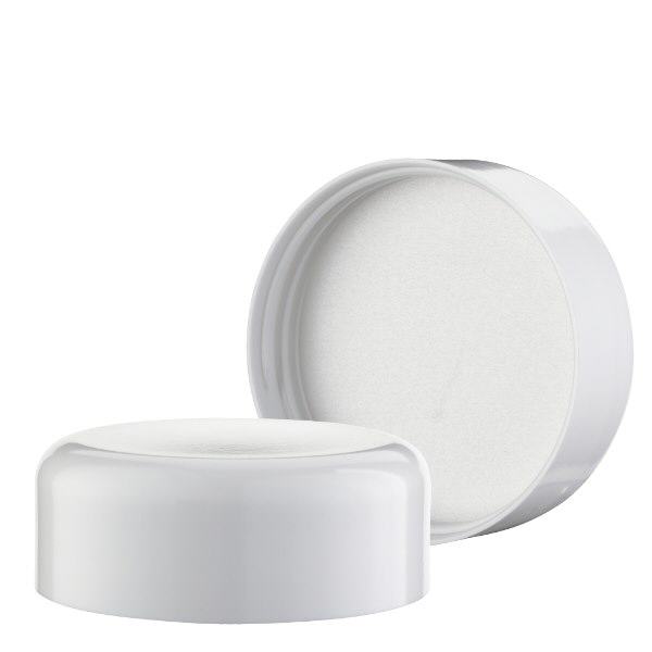 Schraubverschluss weiß aus Duroplast, Gewinde 52mm ApoGlas®