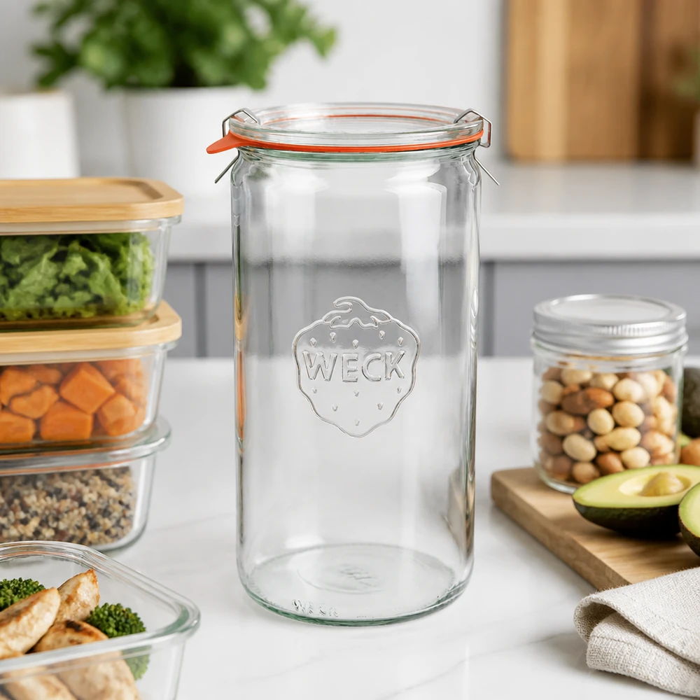 1590ml Zylinderglas komplett WECK RR100 1590ml Zylinderglas komplett WECK RR100