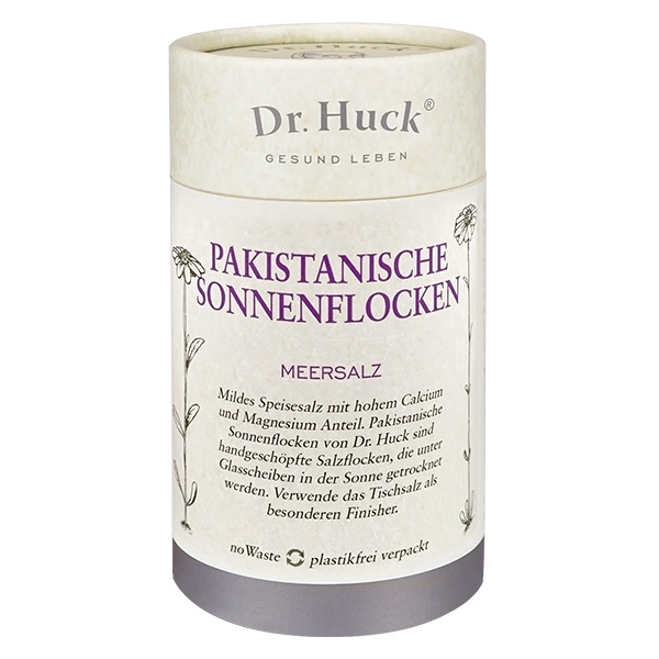 100 g Pakistanische Sonnenflocken (Meersalz) Dr. Huck 100 g Pakistanische Sonnenflocken (Meersalz) Dr. Huck