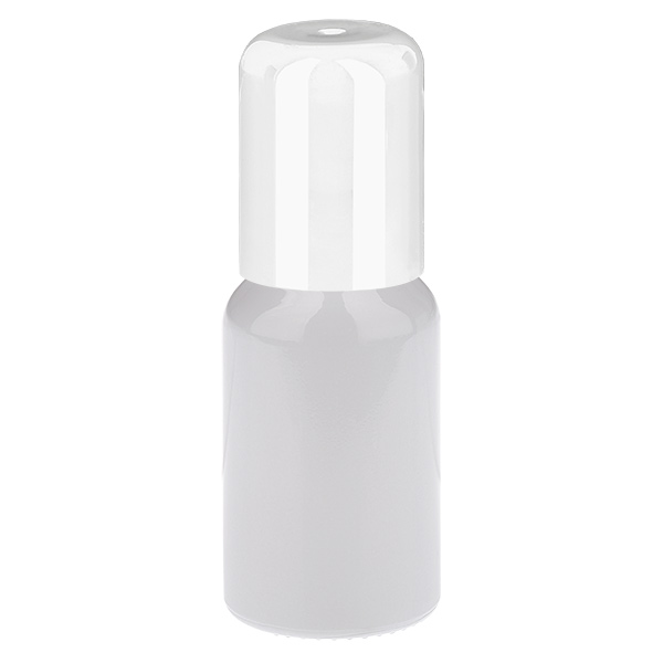 10ml Roll-On Flasche weiß Standardverschluss WhiteLine UT18/10 10ml Roll-On Flasche weiß Standardverschluss WhiteLine UT18/10