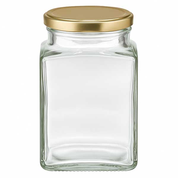 260ml Tetraglas mit BasicSeal Deckel gold UNiTWIST