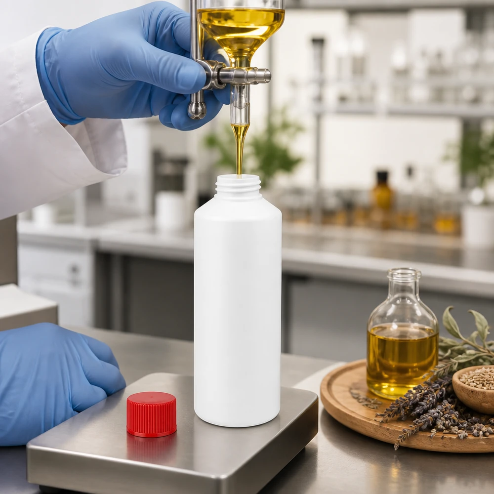 Robuste Apothekenverpackung 100ml HDPE mit rotem SV für Öle Tinkturen und Laborflüssigkeiten
