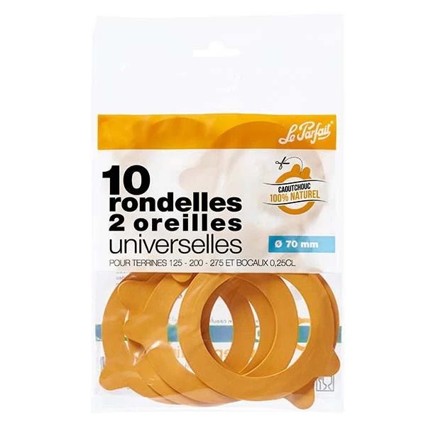 Bag 10 Standard Seal 70 mm Le Parfait® Super