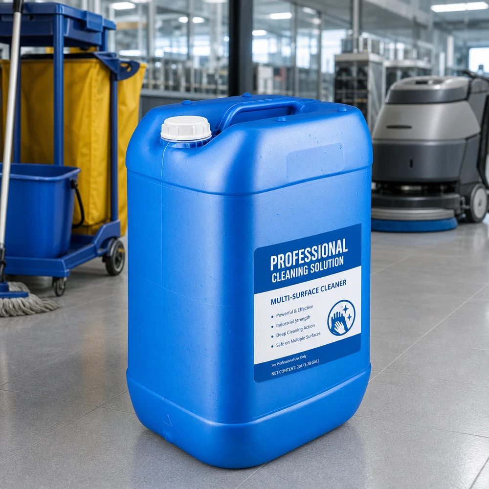 Großvolumiger blauer Kanister 25 Liter ohne Deckel ideal für Reinigungsmittel und Chemikalien