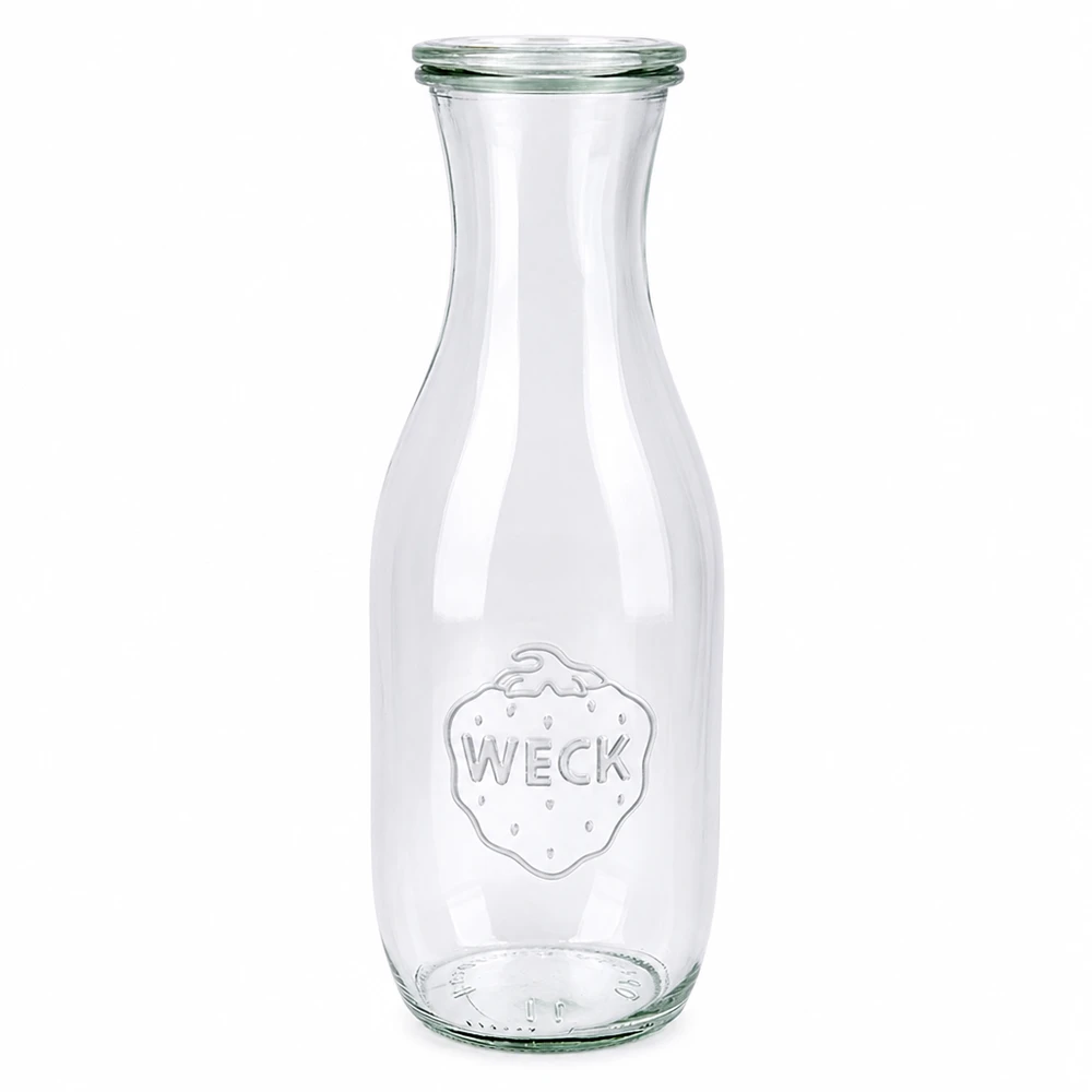1062ml Saftflasche mit Glasdeckel WECK RR60