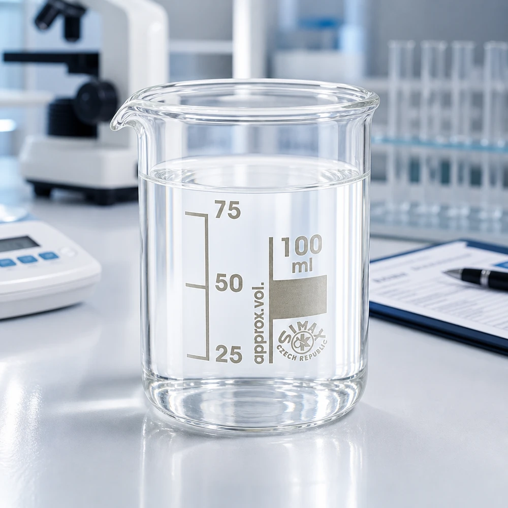 Professionelles Becherglas 100ml für Analyse und Forschung aus temperaturbeständigem Material