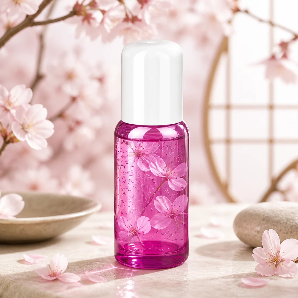 20ml Roll-On Flasche weiss Standard PurpleLine UT18/20 Professionelle Kosmetikflasche 20ml Roll-On System für Seren Öle und Parfums in Violett