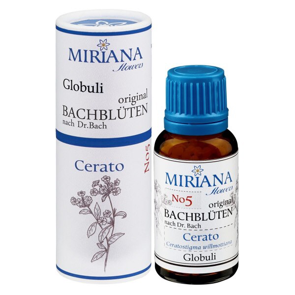 5 Cerato, 20g Bach-Globuli, MirianaFlowers 5 Cerato, 20g Bach-Globuli, MirianaFlowers