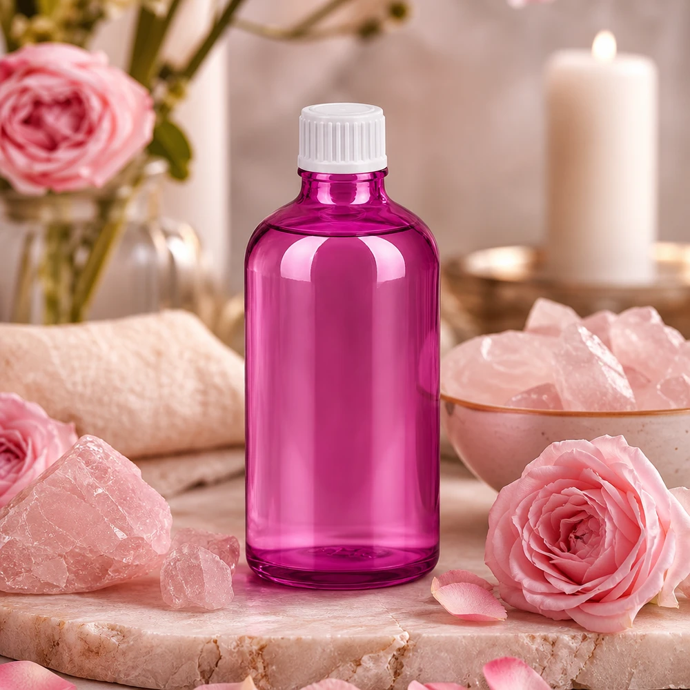 100ml Tropfflasche 0.9mm weiss Standard PurpleLine UT18/100 Transparente PurpleLine Tropfflasche 100ml ideal für ätherische Öle und flüssige Kosmetikprodukte