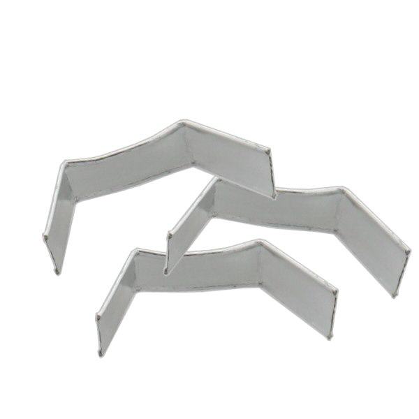 U-Clipbandverschluss silber (100er Pack) 40mm U-Clipbandverschluss silber (100er Pack) 40mm