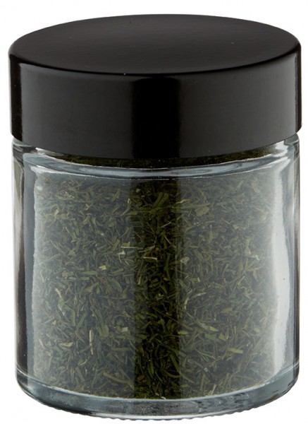 Gewürz Idee: Glastiegel 30ml klar inkl. Schraubverschluss