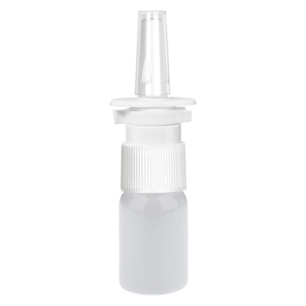 5ml Nasensprayflasche weiß/transparent Standard WhiteLine UT18/5 5ml Nasensprayflasche weiß/transparent Standard WhiteLine UT18/5