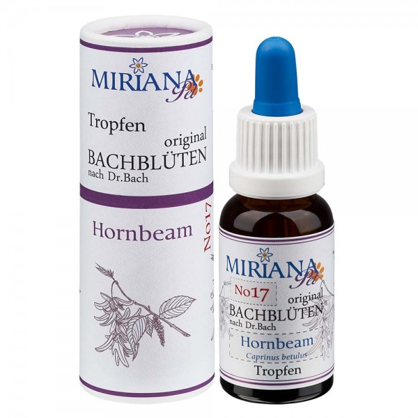 17 Hornbeam, 20ml Stockbottle, MirianaPet 17 Hornbeam, 20ml Stockbottle, MirianaPet