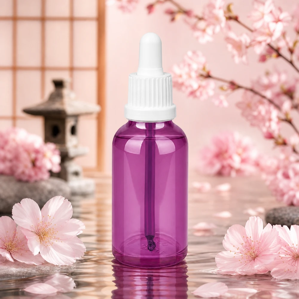 30ml Pipettenflasche weiss Originalität Schraubverschlusserschluss PurpleLine UT18/30 30ml Pipettenflasche violett mit graduierter Skala für exakte Dosierung von Flüssigkeiten
