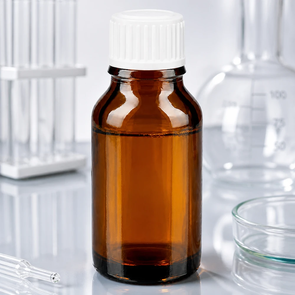 Apothekenflasche braun 30ml Schraubverschluss weiß Standard Braunglas Apothekerflasche 30ml UV-Schutz Glasflasche mit weißem SV STD Verschluss