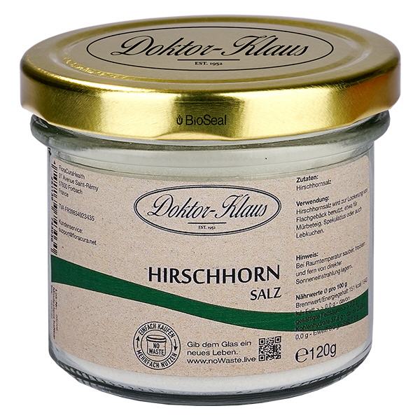 Hirschhornsalz 120g Doktor-Klaus noWaste Hirschhornsalz 120g Doktor-Klaus noWaste