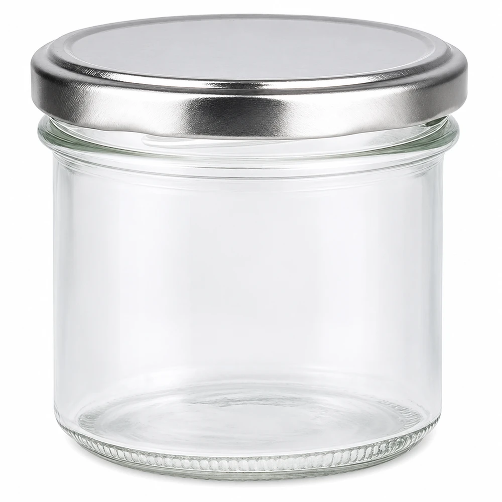 125ml Sturzglas mit BasicSeal Deckel silber UNiTWIST