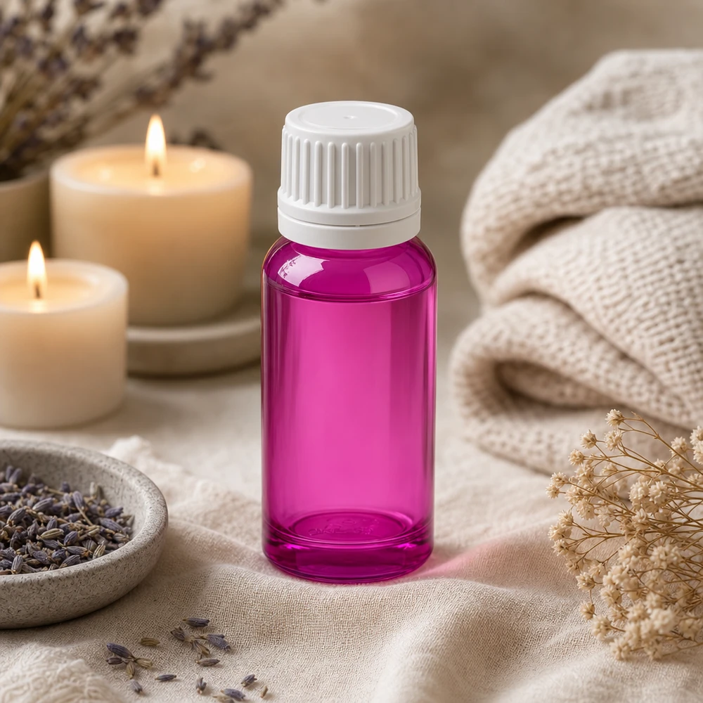 20ml Flasche 11mm Schraubverschluss weiss Originalität Schraubverschlusserschluss PurpleLine UT18/20 Lichtschutz 20ml Glasflasche violett mit tropfsicherem Verschluss für empfindliche Substanzen