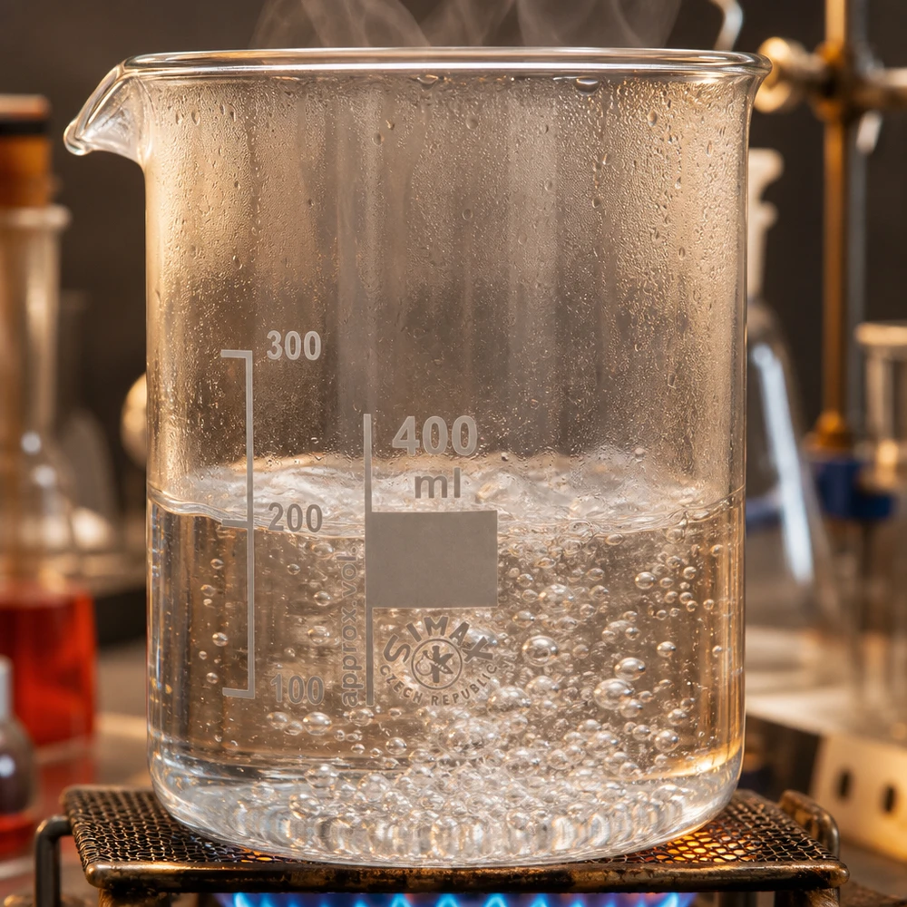 Niedrige Form Becherglas 400ml ideal für Mischvorgänge und chemische Reaktionen im Labor