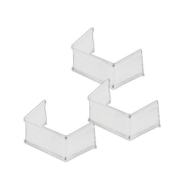 U-Clipbandverschluss weiß (100er Pack) 33mm U-Clipbandverschluss weiß (100er Pack) 33mm