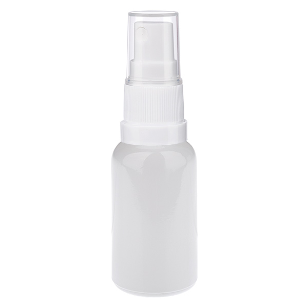20ml Sprayflasche weiß/transparent Standardverschluss WhiteLine UT18/20