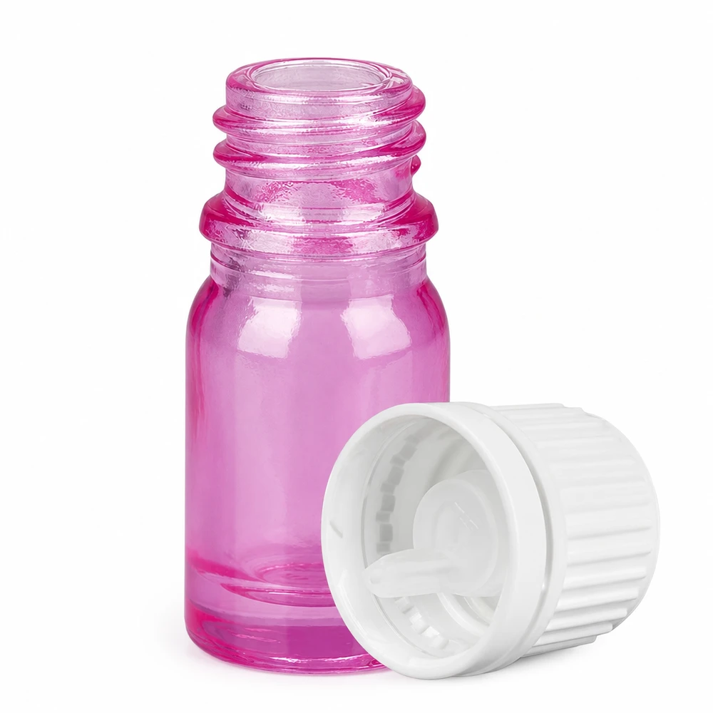 5ml Tropfflasche 0.7mm weiss Originalität Schraubverschlusserschluss PurpleLine UT18/5 Kompakte 5ml Flasche mit Tropfverschluss für präzise Portionierung von Flüssigkeiten