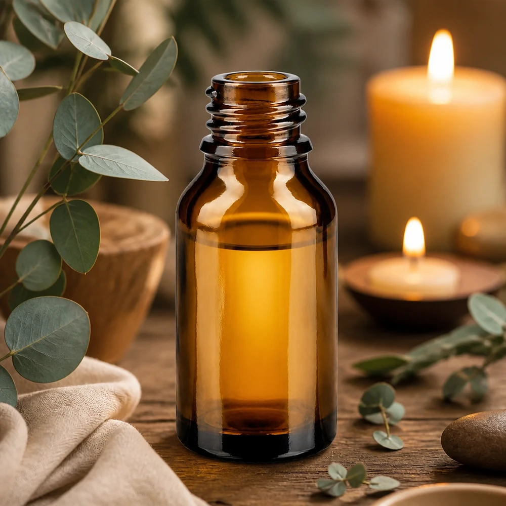 Tropfflasche 15 ml DIN 18 Braunglas Hochwertige 15ml Apothekenflasche aus UV-schützendem Braunglas für professionelle Anwendung