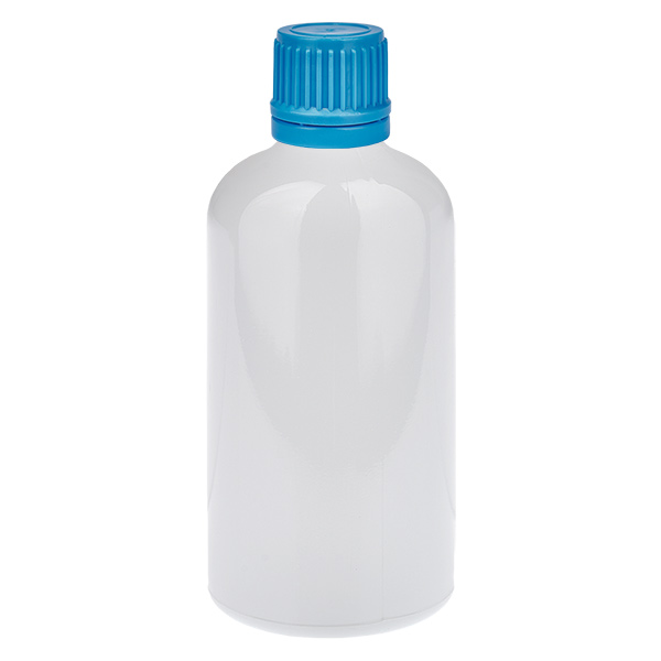 100ml Flasche 11mm Schraubverschluss blau Originalitätsverschluss WhiteLine UT18/100
