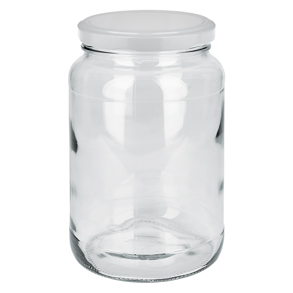 1700ml Rundglas mit BasicSeal Deckel weiß UNiTWIST 1700ml Rundglas mit BasicSeal Deckel weiß UNiTWIST