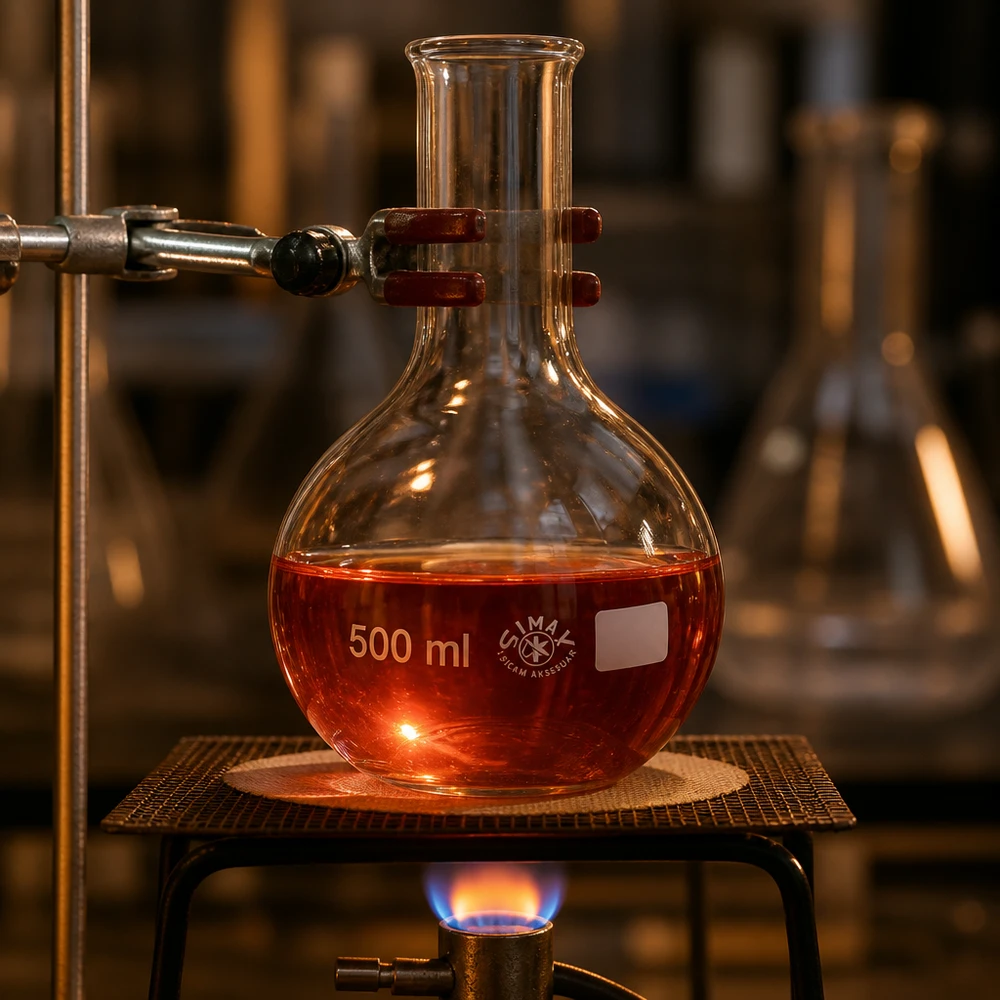 Stehkolben 500ml Enghals Rundkolben 500ml Enghals mit Schliffverbindung für professionelle Laboranwendungen