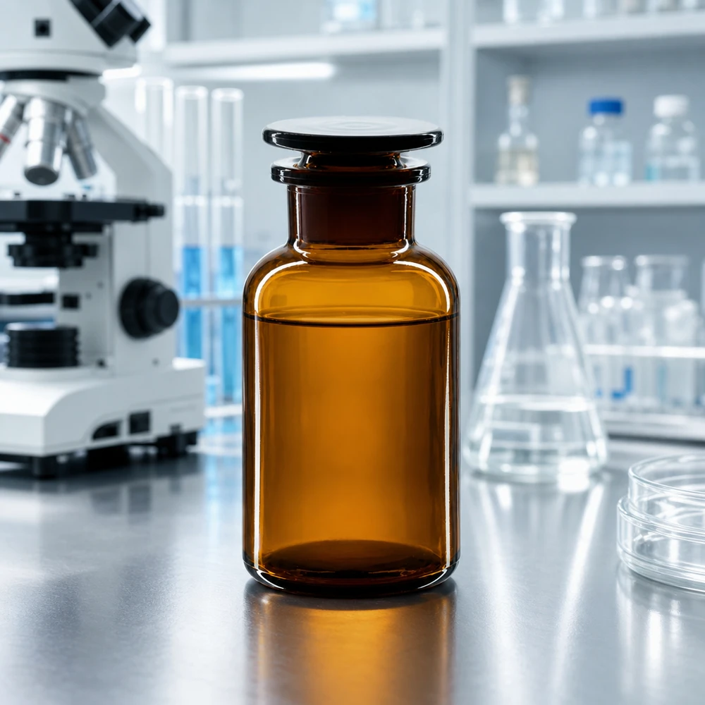 Apothekerflasche Braunglas 250ml mit Weithals und Glasstopfen UV-Schutz für Lichtempfindliches