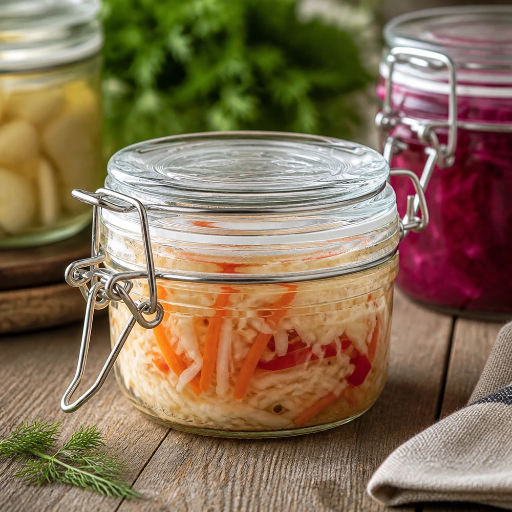 100ml Einmachglas mit traditionellem Bügelverschluss optimal für kleine Portionen und Proben