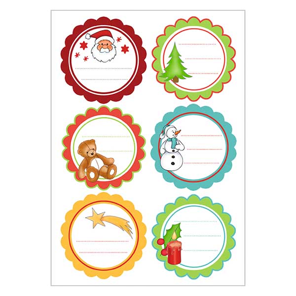 Sticker "Weihnachtsgruss" (12 Aufkl. mit Glitzer) Sticker "Weihnachtsgruss" (12 Aufkl. mit Glitzer)