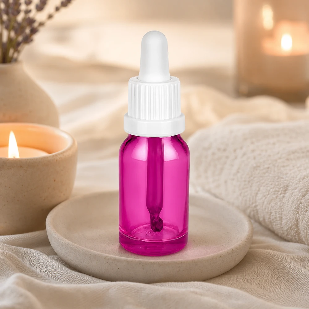 10ml Pipettenflasche weiss Originalität Schraubverschlusserschluss PurpleLine UT18/10 Handliche Pipettenflasche 10ml aus robustem Glas in Violett OV PurpleLine UT18/10