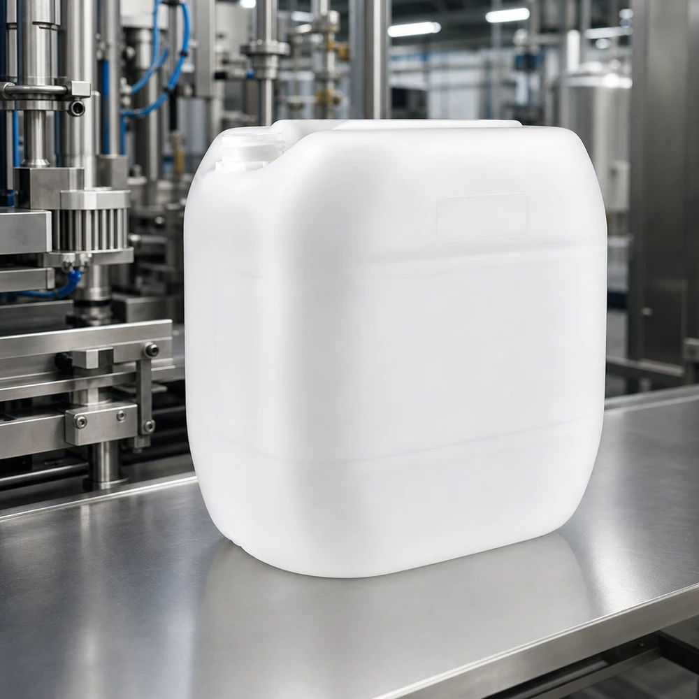 Kanister 30 Liter ohne Verschluss Quadratischer Kunststoffkanister 30 L ohne Verschluss stapelbar für gewerblichen Einsatz
