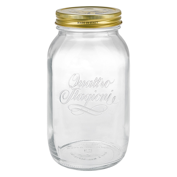 1500ml Rundglas "Quattro Stagioni" mit Deckel