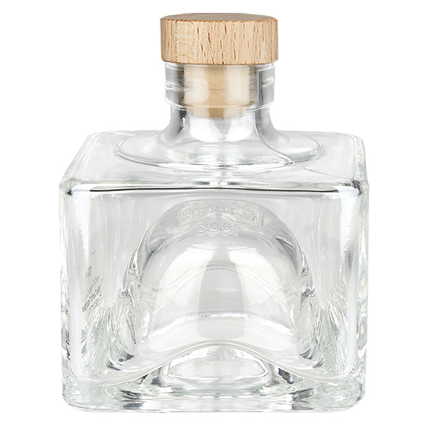 200ml Glasflasche "Tripple C" mit Holzgriffkorken UNiTWIST®